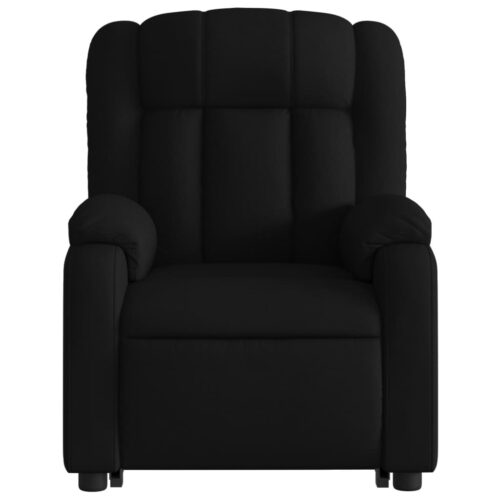 Electric Stand up Massage Recliner Chair Black Faux Leather - Image 8
