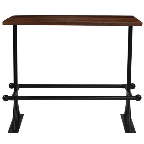 Bar Set 7-Piece Solid Reclaimed Wood - Image 3