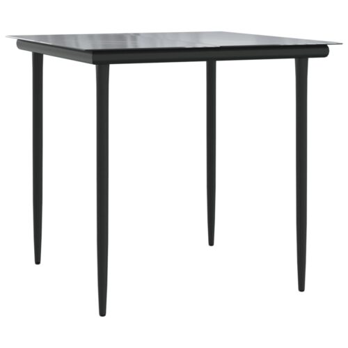 3-Piece Bistro Set with Cushions Grey Poly Rattan - Image 4