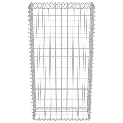 Gabion Wall with Covers Galvanised Steel 50x20x100cm - Image 4