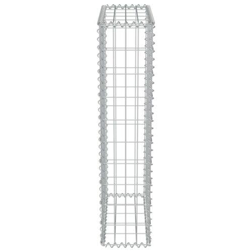 Gabion Wall with Covers Galvanised Steel 50x20x100cm - Image 5