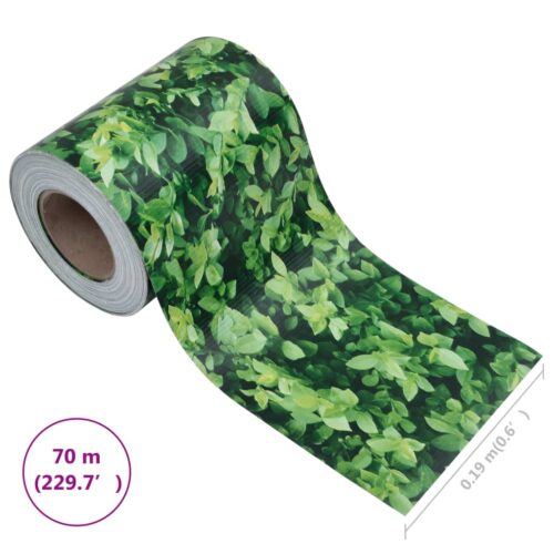 Garden Privacy Screen PVC 70x0.19m Green - Image 10