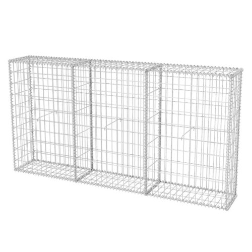 Gabion Basket Galvanised Steel 200x30x100cm