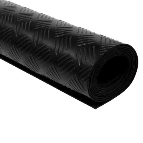 Rubber Floor Mat Anti-Slip 5 x 1m Checker Plate - Image 2