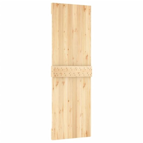 Sliding Door with Hardware Set 70x210cm Solid Wood Pine - Image 5