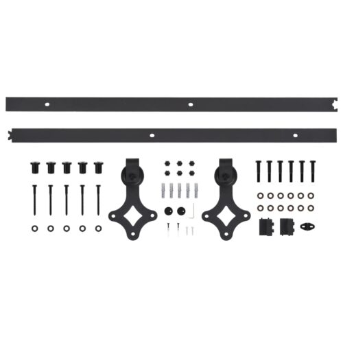 Sliding Door with Hardware Set 70x210cm Solid Wood Pine - Image 10