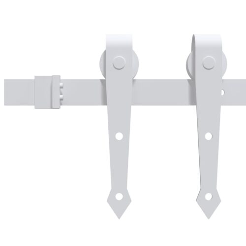 Sliding Barn Door Hardware Track Set Office Bedroom Closet 70x210cm Solid Wood - Image 8