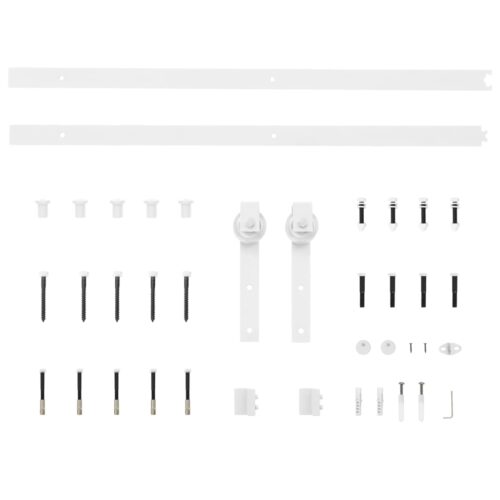 Sliding Barn Door Hardware Track Set Bedroom Interior Closet 70x210cm Solid Wood - Image 10