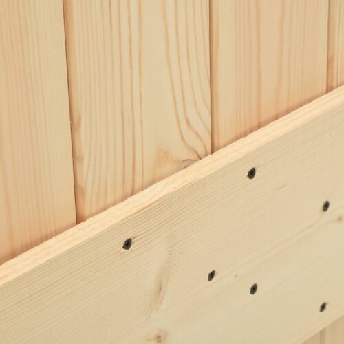 Sliding Barn Door Hardware Track Set Bedroom Interior Closet 70x210cm Solid Wood - Image 5