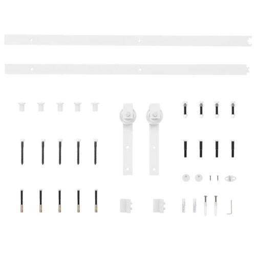 Sliding Barn Door Hardware Track Set Bedroom Interior Closet 70x210cm Solid Wood - Image 10
