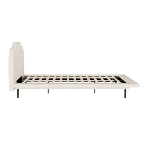 Artiss Bed Frame Queen Size Boucle Beige SASA - Image 3