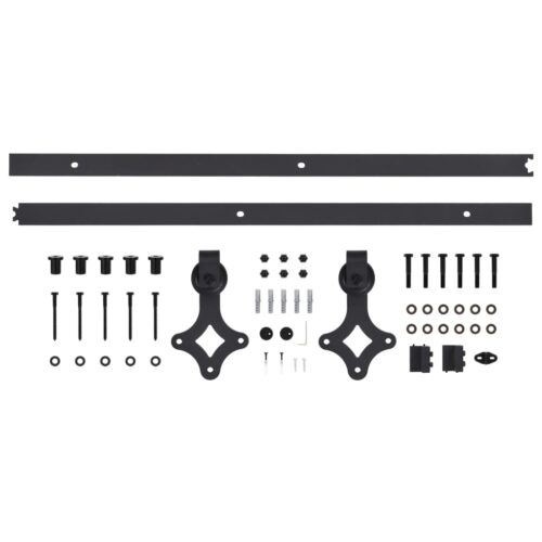 Sliding Door with Hardware Set 70x210cm Solid Wood Pine - Image 10