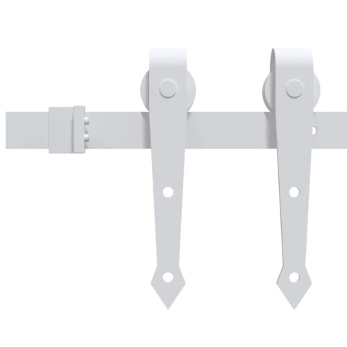 Sliding Barn Door Hardware Track Set Bedroom Interior Closet 70x210cm Solid Wood - Image 8