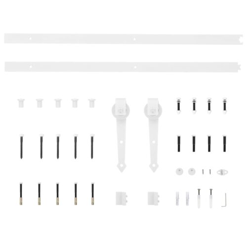 Sliding Barn Door Hardware Track Set Bedroom Interior Closet 70x210cm Solid Wood - Image 10