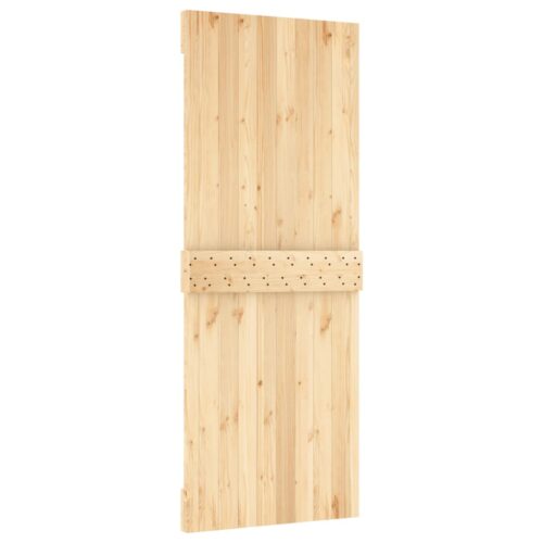 Sliding Barn Door Hardware Track Set Bedroom Interior Closet 80x210cm Solid Wood - Image 5