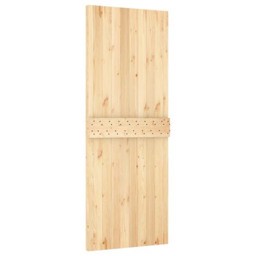 Sliding Barn Door Hardware Track Set Bedroom Interior Closet 80x210cm Solid Wood - Image 5