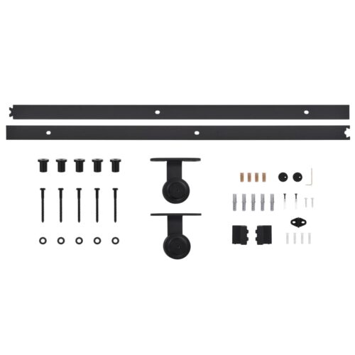 Sliding Door with Hardware Set 100x210cm Solid Wood Pine - Image 10