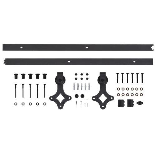 Sliding Door with Hardware Set 95x210cm Solid Wood Pine - Image 10