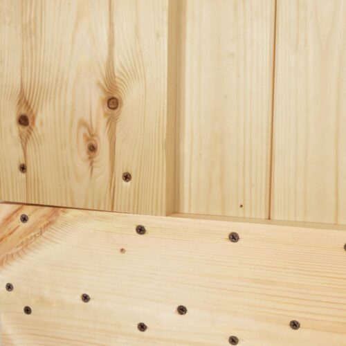 Sliding Door with Hardware Set 70x210cm Solid Wood Pine - Image 7