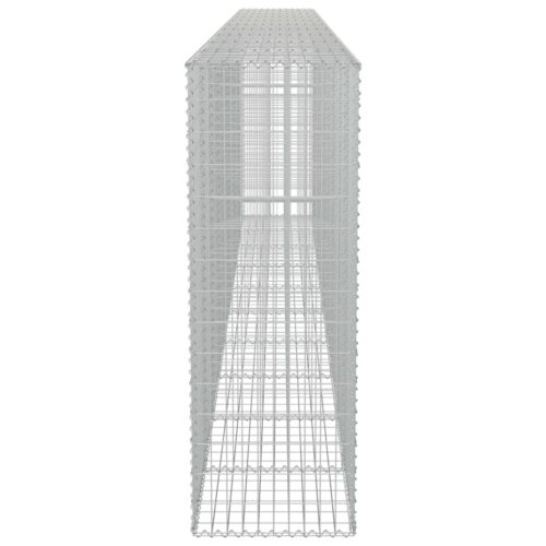 Gabion Wall with Covers Galvanised Steel 600x50x150cm Wire Fence Cage Fencing - Image 5