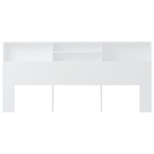 Headboard Cabinet White 220cm - Image 3