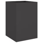 Raised Garden Bed Grow Box Pot Planter Cold Rolled Steel Black 52x48x75cm