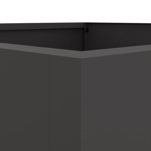 Raised Garden Bed Grow Box Pot Planter Cold Rolled Steel Black 52x48x75cm - Image 7