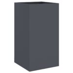 Raised Garden Bed Grow Box Pot Planter Cold Rolled Steel Anthracite 42x38x75cm