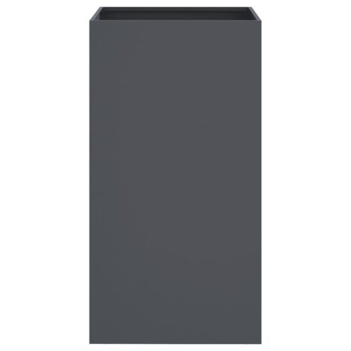 Raised Garden Bed Grow Box Pot Planter Cold Rolled Steel Anthracite 42x38x75cm - Image 3