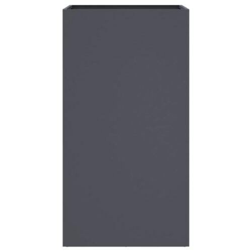 Raised Garden Bed Grow Box Pot Planter Cold Rolled Steel Anthracite 42x38x75cm - Image 4