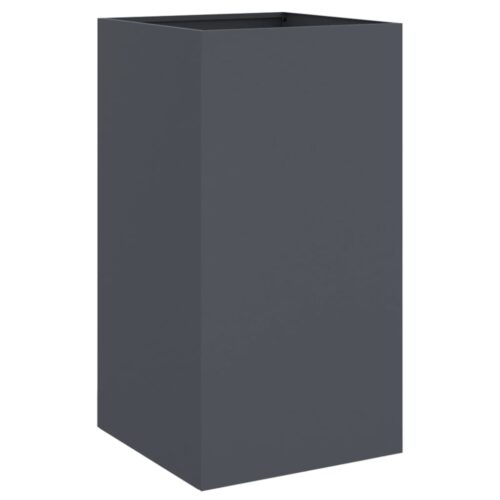 Raised Garden Bed Grow Box Pot Planter Cold Rolled Steel Anthracite 42x38x75cm - Image 5