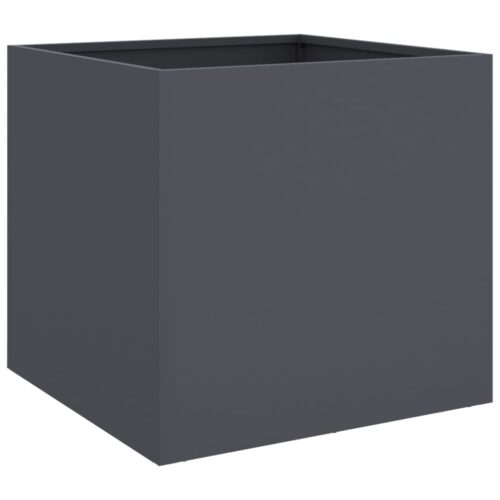 Planters 2pcs Anthracite 42x40x39cm Cold-rolLED teel - Image 5