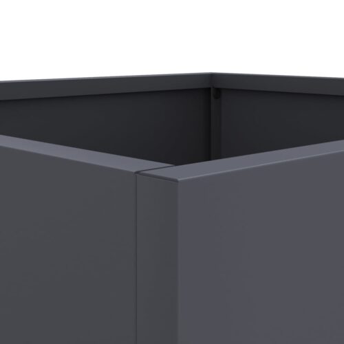 Planters 2pcs Anthracite 42x40x39cm Cold-rolLED teel - Image 8