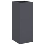 Raised Garden Bed Grow Box Pot Planter Cold Rolled Steel Anthracite 32x29x75cm