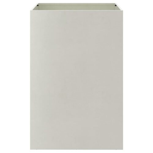 Raised Garden Bed Grow Box Pot Planter Stainless Steel Silver 52x48x75cm - Image 5