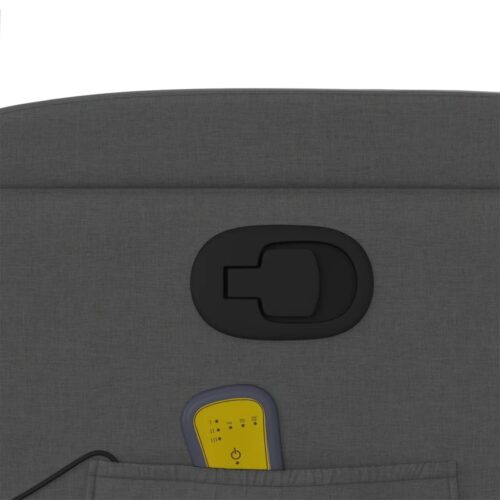 Stand-Up Lift Massage Recliner Chair Dark Grey Fabric - Image 11