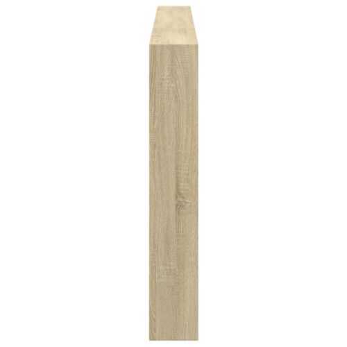 Headboard Cabinet with LED Sonoma Oak 220x17x102cm - Image 8