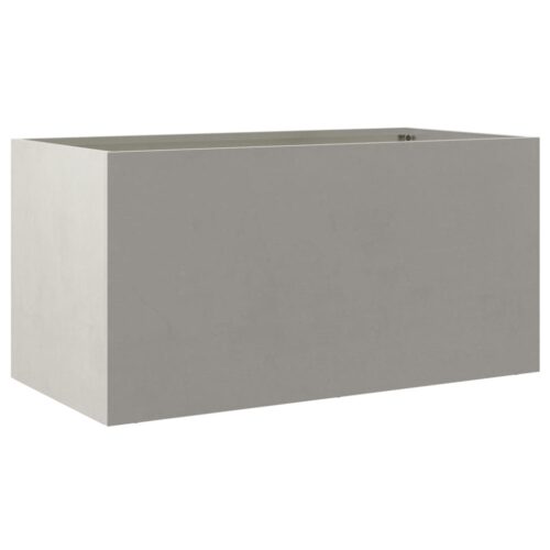 Raised Garden Bed Grow Box Pot Planter Stainless Steel Silver 62x30x29cm - Image 7