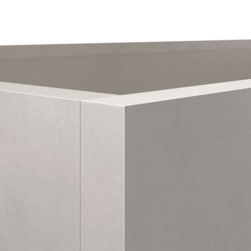 Raised Garden Bed Grow Box Pot Planter Stainless Steel Silver 62x30x29cm - Image 8