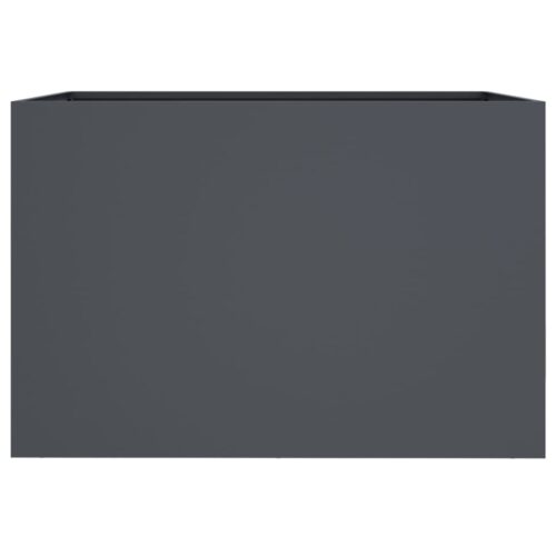 Raised Garden Bed Grow Box Pot Planter Cold Rolled Steel Anthracite 62x40x39cm - Image 3