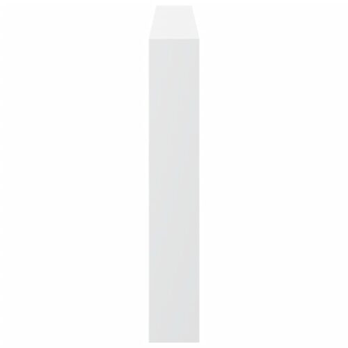 Headboard Cabinet with LED White 180x17x102cm - Image 7