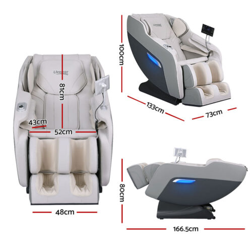Livemor Massage Chair Electric Recliner Home Massager Brisa - Image 2