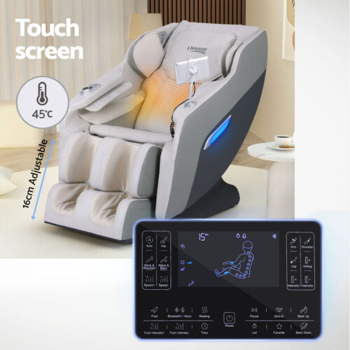 Livemor Massage Chair Electric Recliner Home Massager Brisa - Image 6