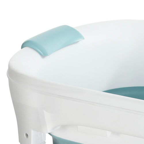 Weisshorn Foldable Bathtub Portable Folding Water Spa with Cover Plate 136x62cm - Image 5