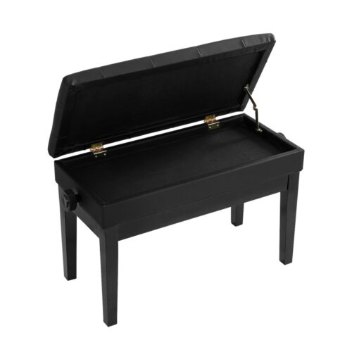 Alpha Piano Bench Stool Adjustable Height Keyboard Seat - Image 3