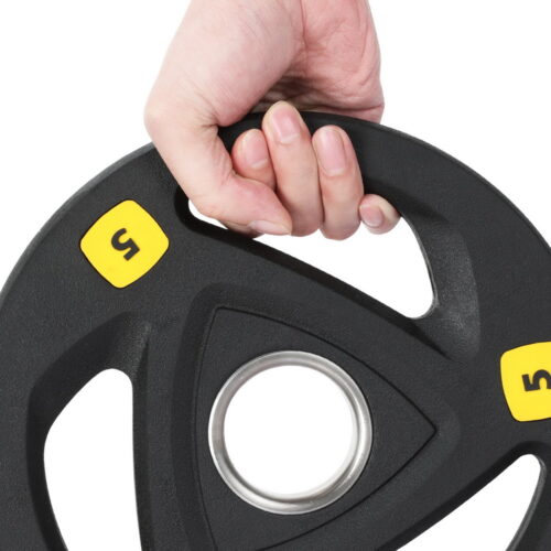 Everfit Weight Plates Standard 5kg Dumbbells Barbells Plate Weight Lifting Home - Image 3