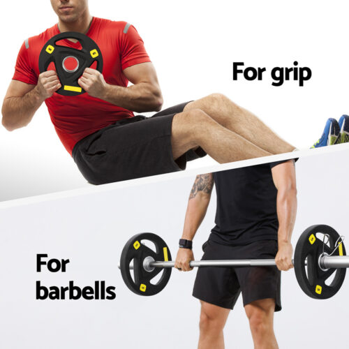Everfit Weight Plates Standard 5kg Dumbbells Barbells Plate Weight Lifting Home - Image 5