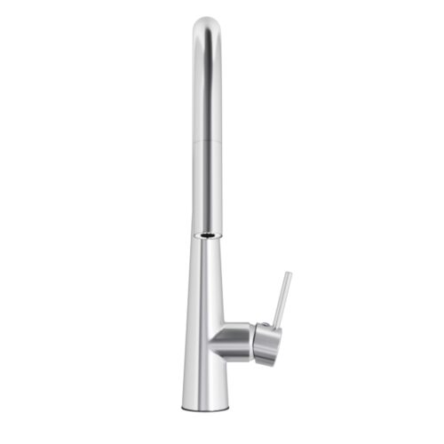 Kitchen Mixer Tap Pull Out Round 2 Mode Sink Basin Faucet Swivel WELS Chrome - Image 3