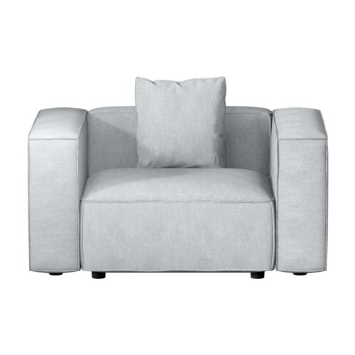Artiss Modular Sofa Chaise Set 1-Seater Grey - Image 3