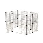 i.Pet Pet Dog Playpen Enclosure Cage 20 Panel Puppy Fence Play Pen Foldable Metal